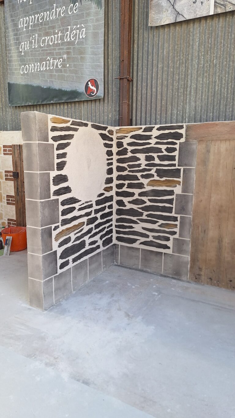 enduit imitation pierre